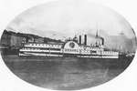The Steamer EUROPA, at Montreal, after being brought down the rapids.