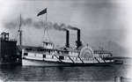 The steamer ALGERIAN berthed at Swift's Wharf in Kingston