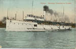 The steamer MACASSA entering Toronto harbour