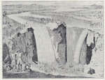 Niagara Falls. Facsimile of first engraving.