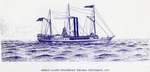 Great Lakes Steamboat Thomas Jefferson, 1834