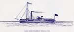 Lake Erie Steamboat INDIANA, 1841