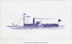 Lake Erie Steamboat ATLANTIC, 1848