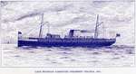 Lake Michigan Passenger Steamship VIRGINIA, 1891
