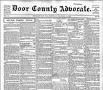 Door County Advocate (Sturgeon Bay, WI), 2 Sep 1909, p. 1