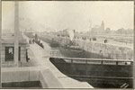 The Opening of the new Sabin Lock, or the Fourth Lock, at Sault Ste. Marie, Mich.