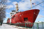 CCGS SAMUEL RISLEY; stationed for icebreaking at Windsor