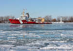 Samuel Risley; leading the convoy off Lake St Clair