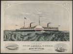 Design and model of the new steamer America, for the western lakes