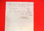 Manifest, 28 Sep 1807, "linen, calico and broad cloth worth 9.0.4 for L. Crawford"""