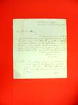 Correspondence, 16 Feb 1836, "Abraham Wendell to William M. Stevens, Chicago re Request for Quatrerly Lighthouse Report "