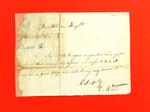 Correspondence, Nov 1837, E. Ward to Abraham Wendell