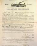 Steamer Forester, Inspector's Certificate, 8 July 1858
