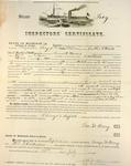 Steamer Troy, Inspector's Certificate, 27 June 1858