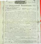 Steamer Western World, Inspector's Certificate, 28 April 1857