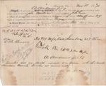 A. Andrews Jr. to Mystic, Bill of Lading