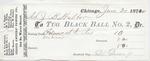 Black Ball No. 2 Tug to John B. Wilbor, Receipt
