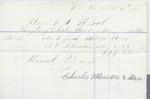 Charles Meiser & Bro. to S. A. Wood, Receipt