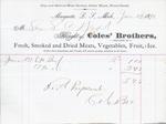 Coles Brothers to S. A. Wood, Receipt