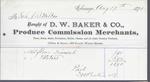 D. W. Baker & co. to John B. Wilbor, Receipt