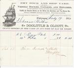Doolittle & Olcott to John B. Wilbor, Receipt