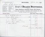 Drake Brothers to S. A. Wood, Receipt