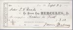 Hercules, Tug to S. A. Wood, Receipt