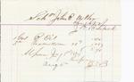 J. T Bostwick to John B. Wilbor, Receipt