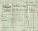 J. T. Crawford to S. A. Wood, Bill of Lading