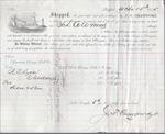 J. T. Crawford to S. A. Wood, Bill of Lading
