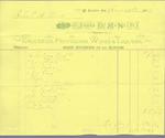 James D. McNulty to S. A. Wood, Receipt