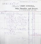 John O'Neil & Co. to S. A. Wood, Accounts