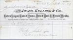 Jones, Kellogg & Co. to Jura, Receipt