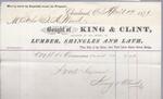King & Clint to S. A. Wood, Receipt