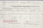 Lake Shore & Michigan Soutern Railway to S. A. Wood, Bill of Lading