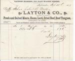 Layton & Co. to John B. Wilbor, Receipt