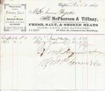 McPherson & Tiffnay to Mystic, Receipt