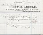 P. R. Arnold to S. A. Wood, Accounts