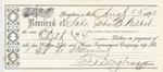 Portage Lake & River Improvement Co. to John B. Wilbor, Receipt