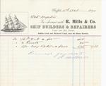 R. Mills & Co. to Mystic, Accounts