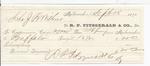 R. P. Fitzgerald & Co. to John B. Wilbor, Receipt