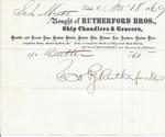 Rutherford Bros. to Mystic, Receipt