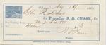 S. G. Chase, Propeller to Russell Dart, Receipt