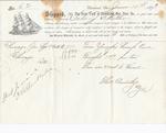 The New York & Cleveland Gas Coal Co. to John B. Wilbor, Bill of Lading