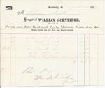 William Schneider to Mystic, Receipt