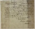 Sloop Nancy, Permission to Sail, 22 October 1808