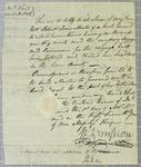 Certificate, boat, Robert Jones, 1 November 1817