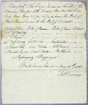 Manifest, schooner Commodore Decatur, 25 May 1818