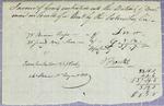 Invoice, boat, Jacob Franks, 15 August 1818