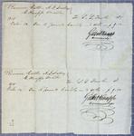 Receipt, Gilbert Knapp, Revenue Cutter A. J. Dallas, 12 October 1818